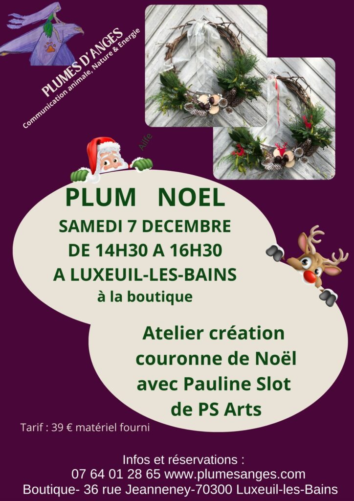 atelier création couronne de noel-luxeuil les bains